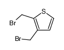2,3-bis(bromomethyl)thiophene结构式