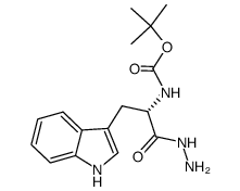 Boc(L)-tryptophan hydrazide Structure