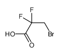 3-bromo-2,2-difluoropropanoic acid Structure