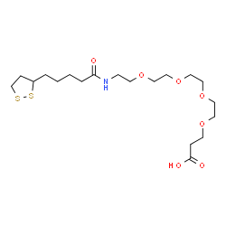 Lipoamido-dPEG4-acid结构式
