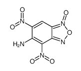 4,6-dinitro-1-oxido-2,1,3-benzoxadiazol-1-ium-5-amine Structure