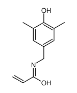 N-(4-Hydroxy-3,5-dimethylbenzyl)acrylamide结构式