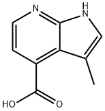 3-Methyl-7-azaindole-4-carboxylic acid Structure