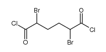 2,5-dibromohexanedioyl dichloride结构式