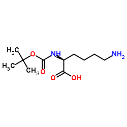 Boc-L-赖氨酸结构式