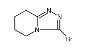 3-溴-5,6,7,8-四氢-[1,2,4]三唑并[4,3-a]吡啶结构式