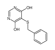 4,6-dihydroxy-5-benzylthiopyrimidine structure