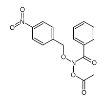 [benzoyl-[(4-nitrophenyl)methoxy]amino] acetate Structure