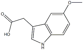 1H-Indole-3-aceticacid,5-methoxy-,radicalion(1+)(9CI) Structure