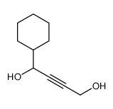 1-cyclohexylbut-2-yne-1,4-diol结构式