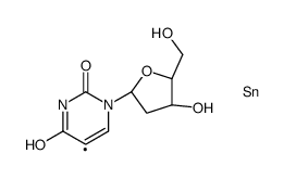 5-(TriMethylstannyl)-2'-deoxyuridine structure