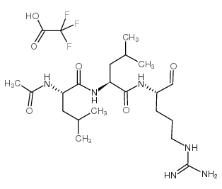 Leupeptin trifluoroacetate salt Structure