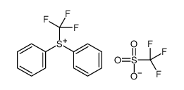 二苯基(三氟甲基)锍三氟甲磺酸盐结构式