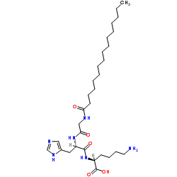 棕榈酰三肽-1结构式