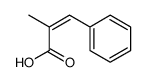(Z)-2-Methyl-3-phenylpropenoic acid Structure