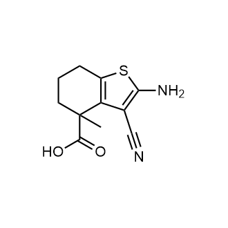 2-Amino-3-cyano-4-methyl-4,5,6,7-tetrahydrobenzo[b]thiophene-4-carboxylicacid picture