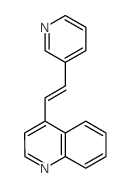 Quinoline,4-[2-(3-pyridinyl)ethenyl]- Structure