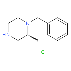 (R)-1-苄基-2-甲基哌嗪盐酸盐结构式