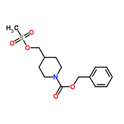 1-CBZ-4-MS-甲基-哌啶结构式