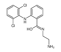 N-(2-aminoethyl)-2-(2,6-dichloroanilino)benzamide结构式