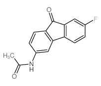 Acetamide,N-(7-fluoro-9-oxo-9H-fluoren-3-yl)- Structure