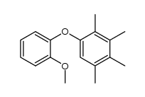 1-(o-Methoxy-phenoxy)-2,3,4,5-tetramethyl-benzol结构式