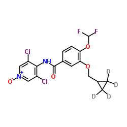 Roflumilast-d4 N-Oxide结构式