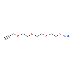 Aminooxy-PEG3-propargyl Structure