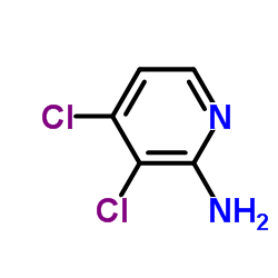 3,4-二氯吡啶-2-胺结构式