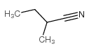 Butanenitrile,2-methyl- Structure
