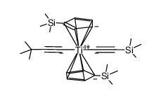 (η(5)-C5H4SiMe3)2Ti(C*C-(t)Bu)(C*C-SiMe3)结构式