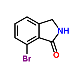 7-溴-2,3-二氢-异吲哚-1-酮结构式