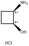 Cyclobutanol, 2-amino-, hydrochloride (1:1), (1S,2R)- Structure
