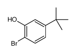 2-bromo-5-(tert-butyl)phenol structure