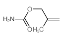 2-Propen-1-ol,2-methyl-, 1-carbamate Structure