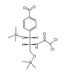 O,O-Bis(trimethylsilyl)chloramphenicol Structure