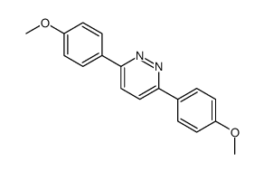 3,6-bis(4-methoxyphenyl)pyridazine结构式