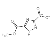 3-硝基-1H-1,2,4-噻唑-5-羧酸甲酯结构式