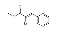 (Z)-methyl 2-bromo-3-phenylacrylate结构式