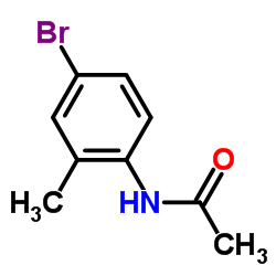 4'-bromo-2'-methylacetanilide structure