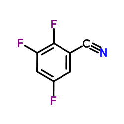 2,3,5-三氟苯甲腈结构式