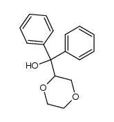(1,4-dioxan-2-yl)diphenylmethanol结构式