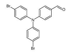 4-[N,N-双(4-溴苯基)氨基]苯甲醛结构式