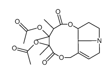 (12R,13R,14R)-12,13-Bis(acetoxy)-14,19-dihydro-20-norcrotalanan-11,15-dione结构式