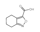 2,1-(4,5,6,7-四氢苯并)异恶唑-3-羧酸结构式