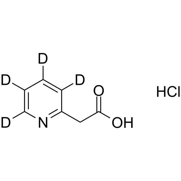 2-(Pyridin-2-yl)acetic acid-d4 hydrochloride Structure
