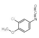 3-氯-4-甲氧基苯基异氰酸酯结构式