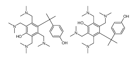 tetrakis(Dimethylaminomethyl)-4, 4'-isopropylidenediphenol tetrakis(Dimethylaminomethyl)-4,4'-isopropylidenediphenol Structure