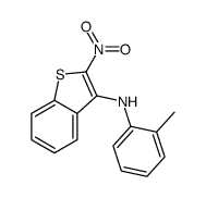 N-(2-methylphenyl)-2-nitro-1-benzothiophen-3-amine Structure
