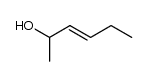 (S,R)-trans-3-hexen-2-ol Structure